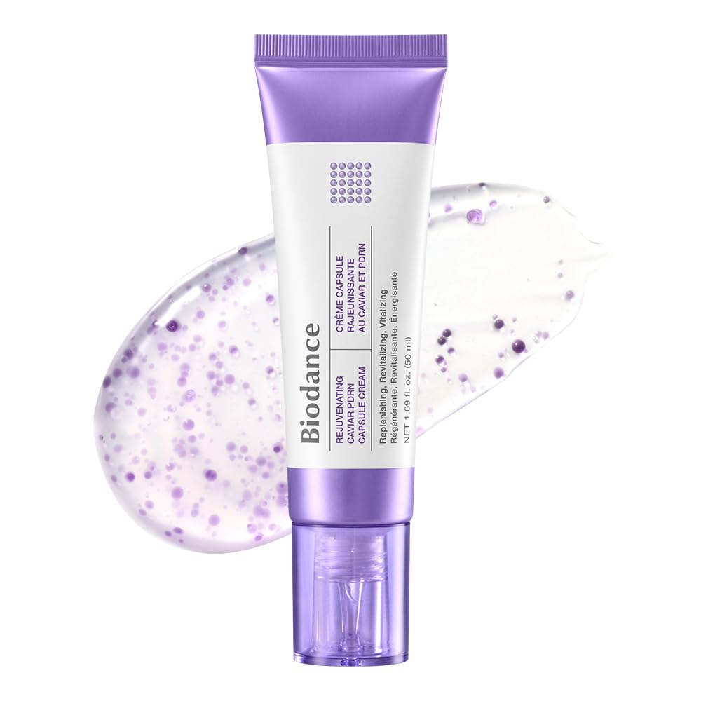 BIODANCE Rejuvenating Caviar PDRN Capsule Cream, Hydrating Face Moisturizer with Caviar Salmon DNA PDRN, Korean Skin Care, Self Care Gifts for Women | 1.69 fl. oz.