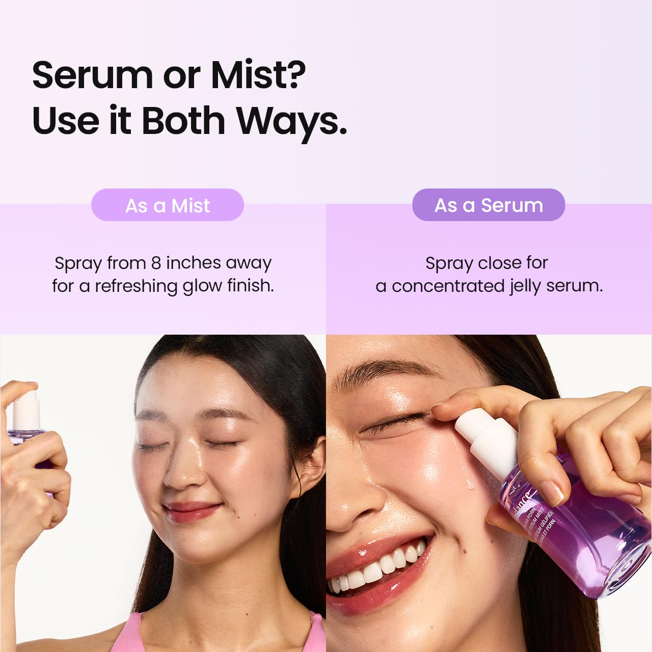 BIODANCE Collagen Peptides Jelly Serum Mist, Hydrating Face Mist, Plumping, Anti-Aging Face Spray, Sprayable Hydrogel, Travel Essentials & Self Care Gifts for Women, Korean Skin Care | 1.69 fl.oz