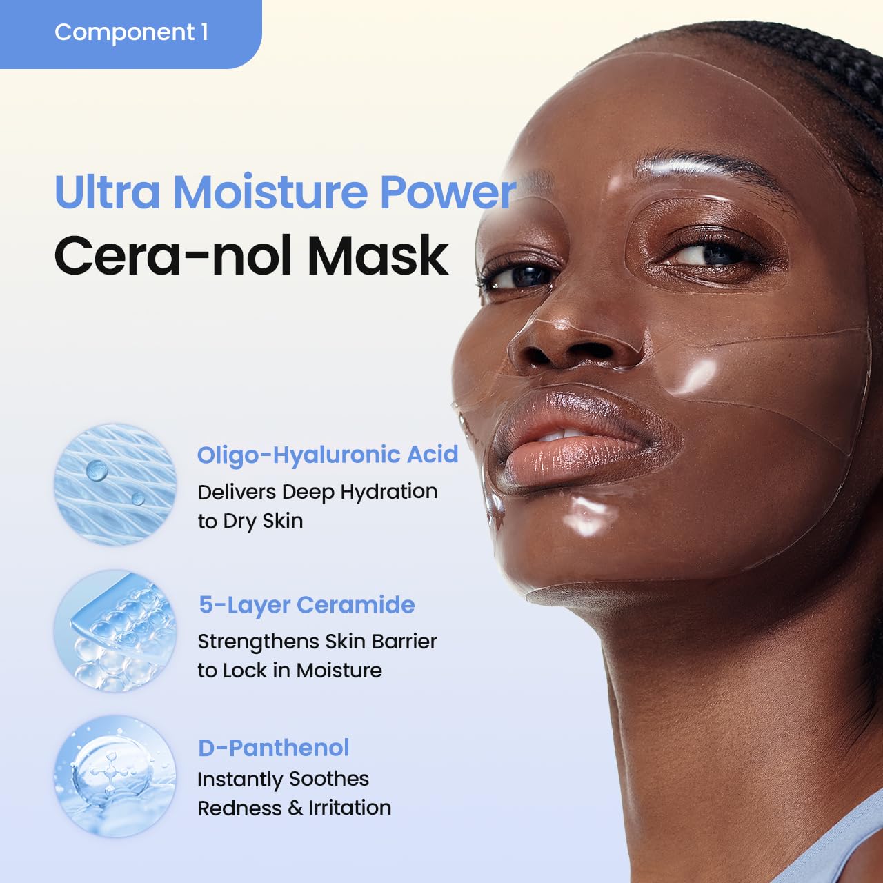 BIODANCE Barrier Rescue Duo: Caviar PDRN & Ceramide Panthenol Real Deep Overnight Gel Mask for Hydrating Plumping for Glass Skin, Korean Skin Care, Skin Care Set